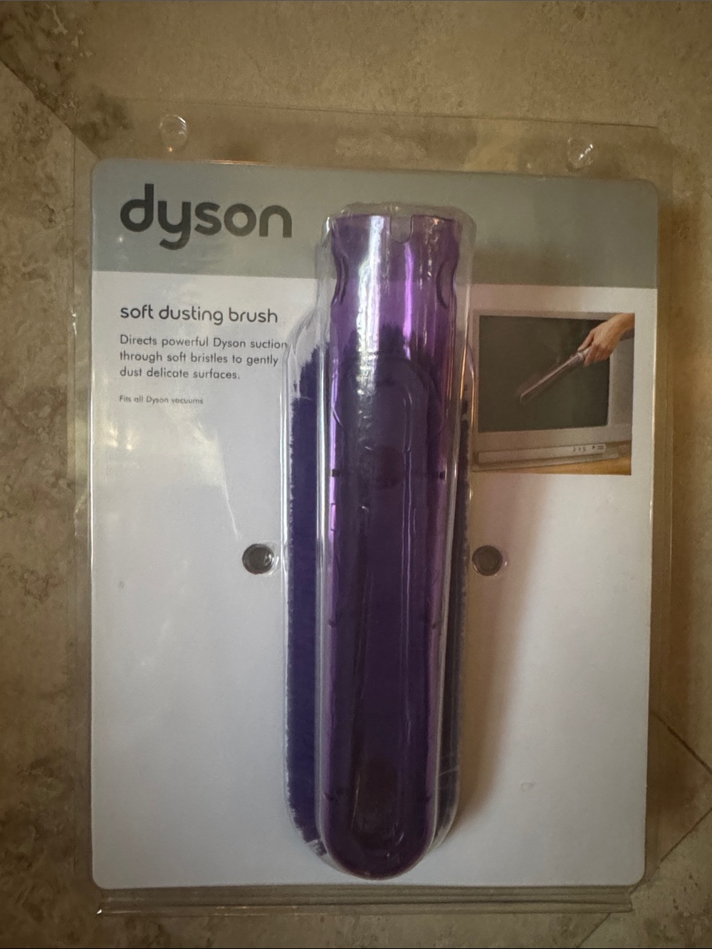 Dyson Soft Dusting Brush Attachment - Purple Plastic
